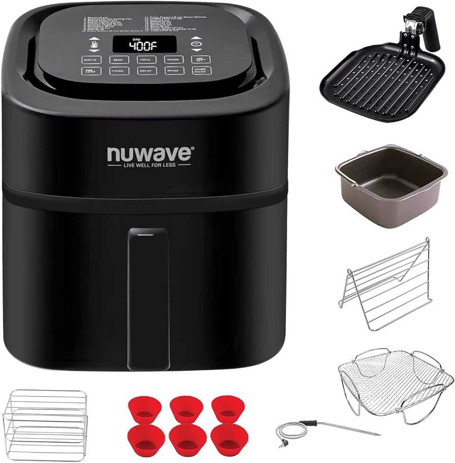 nuwave brio air fryer instruction manual