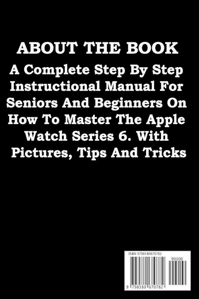 apple watch 6 instruction manual