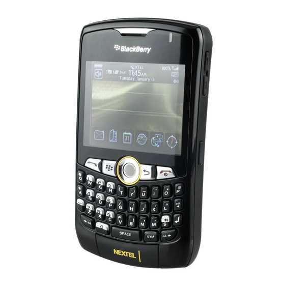 blackberry curve instruction manual