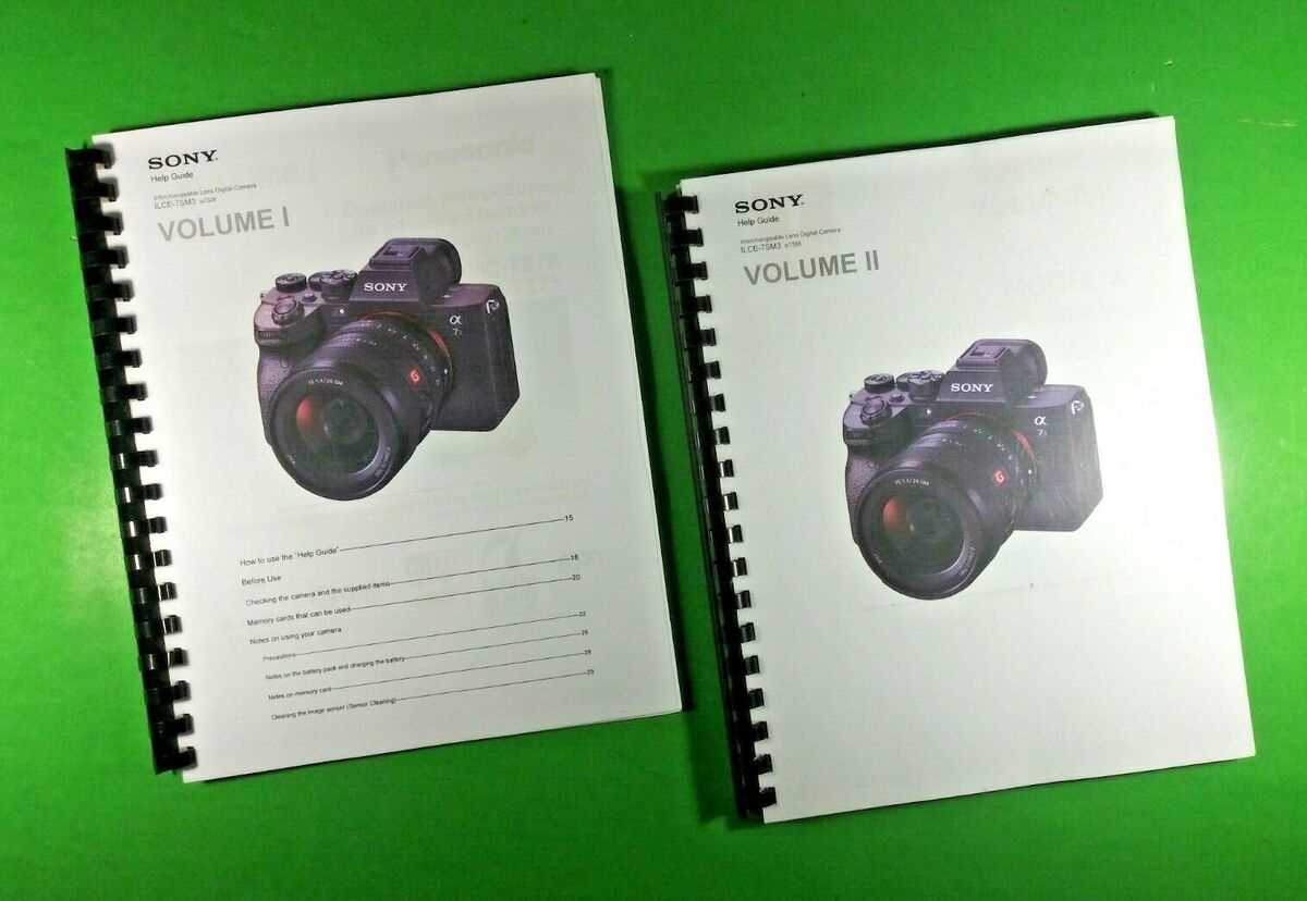 sony a7rii instruction manual