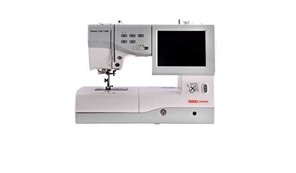 janome memory craft 11000 instruction manual