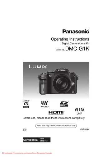 panasonic lumix instruction manual