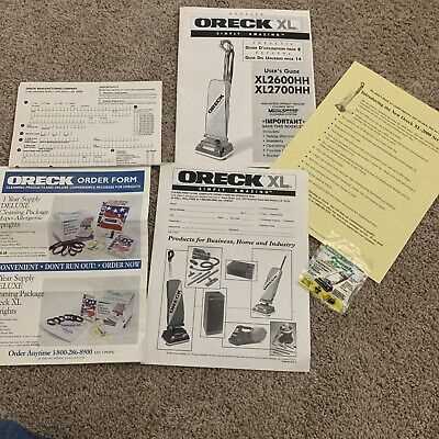 oreck xl instruction manual