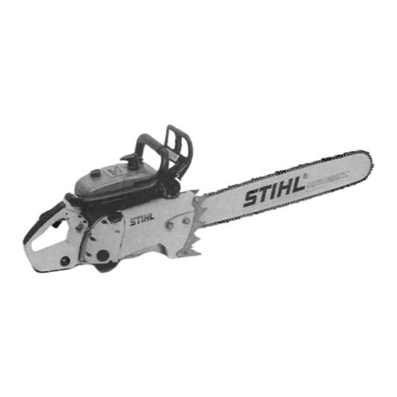 stihl chainsaw instruction manual