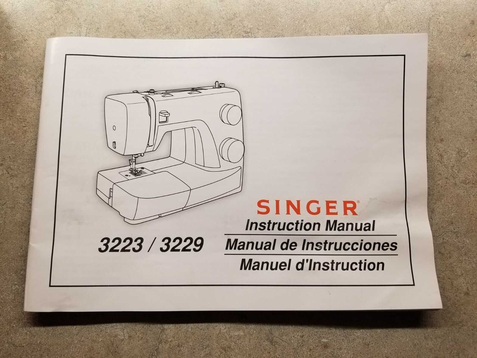 instruction manual for singer simple sewing machine