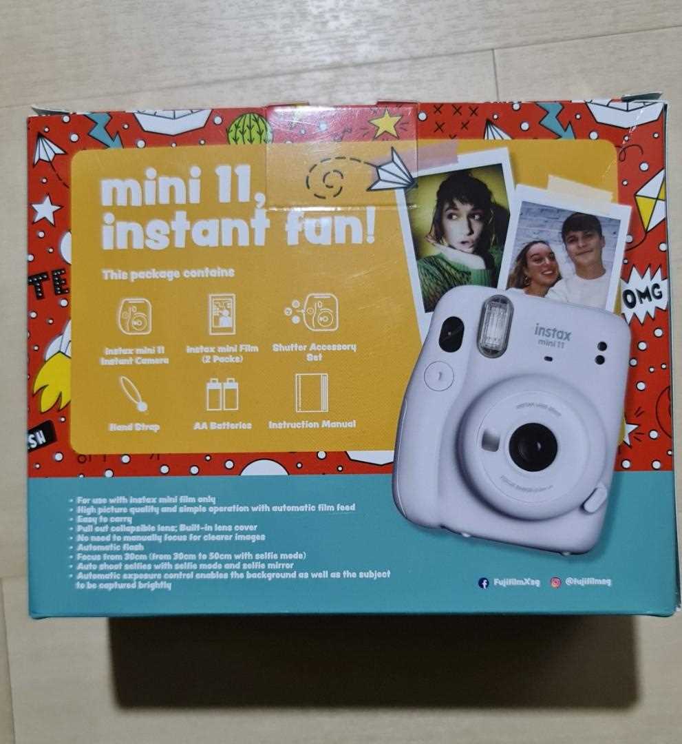 instax mini 11 instruction manual