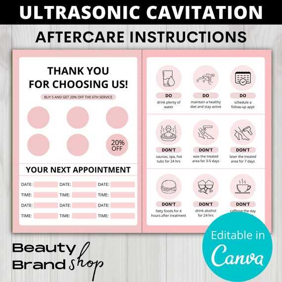 ultrasonic cavitation instruction manual