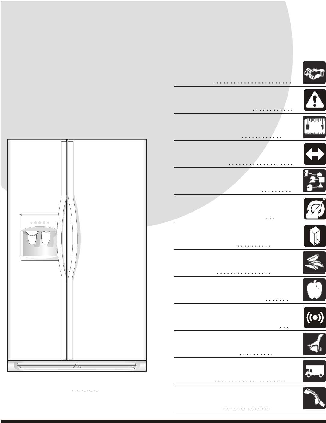 frigidaire refrigerator instruction manual