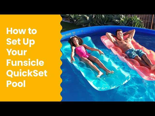 funsicle pool instruction manual