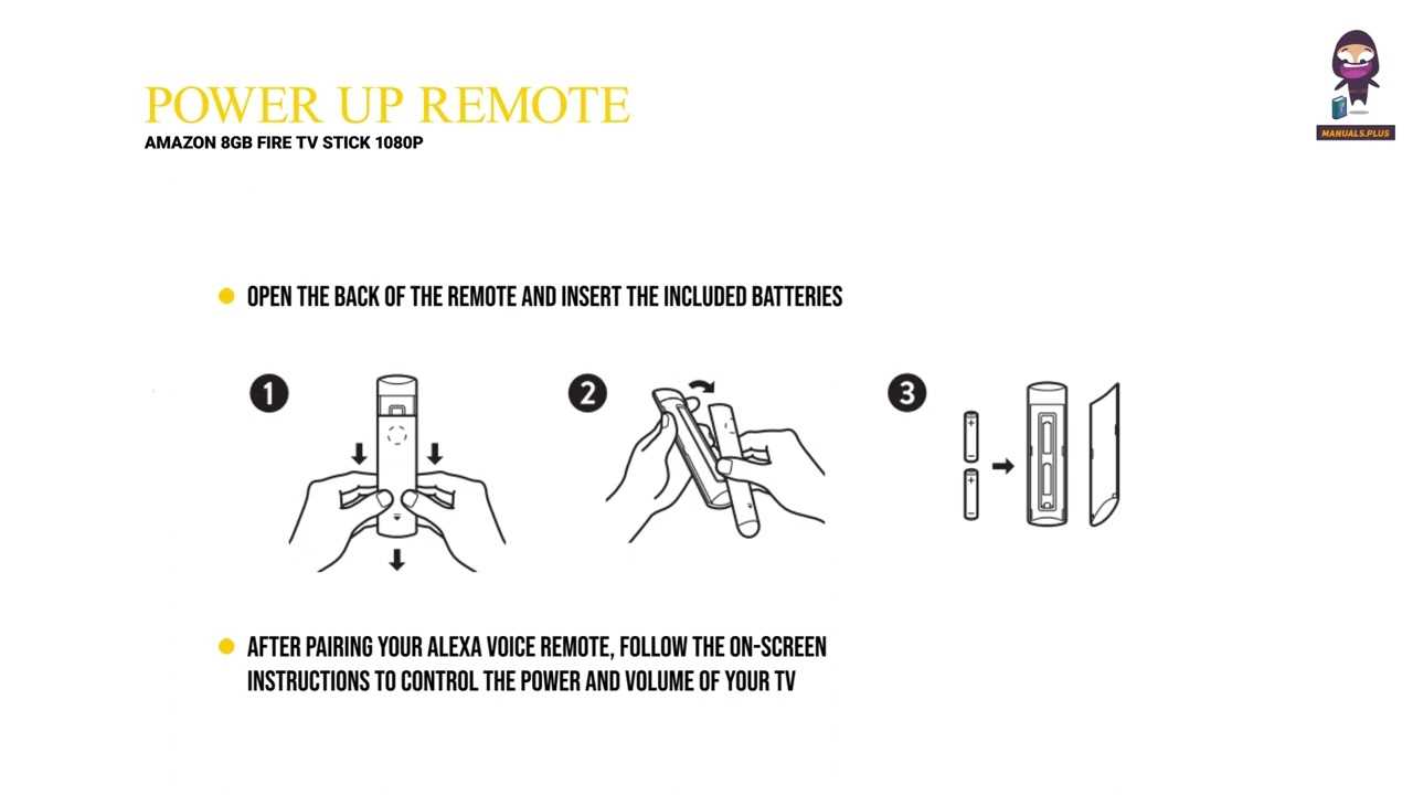 fire tv stick 4k instruction manual