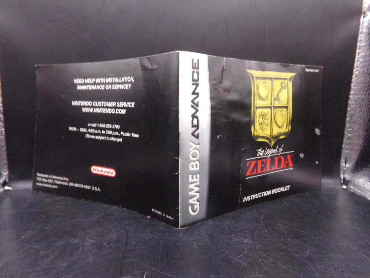 the legend of zelda nes instruction manual