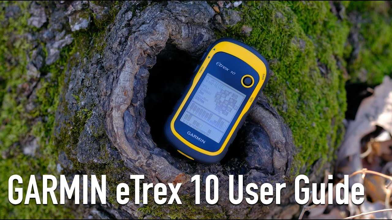 garmin etrex instruction manual