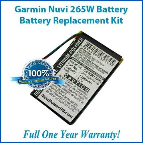 garmin nuvi 265w instruction manual