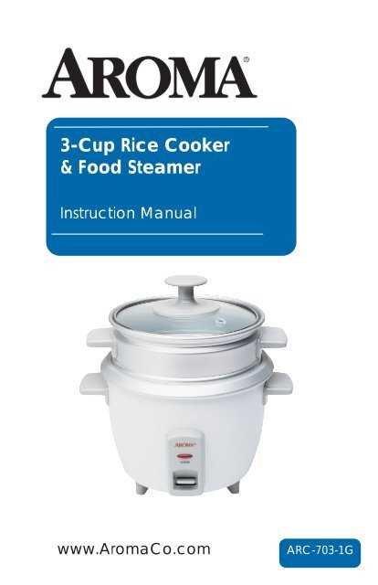 instruction manual of rice cooker