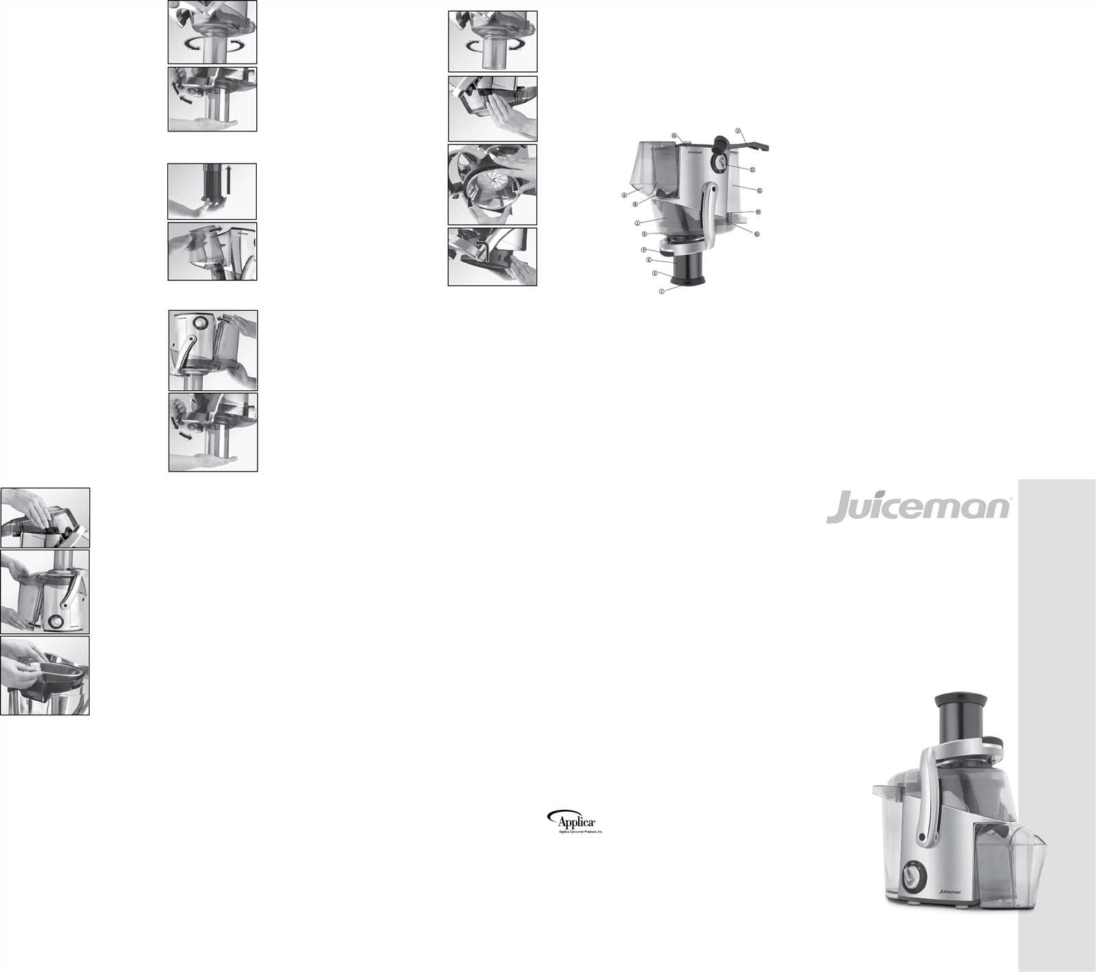 juiceman ii instruction manual