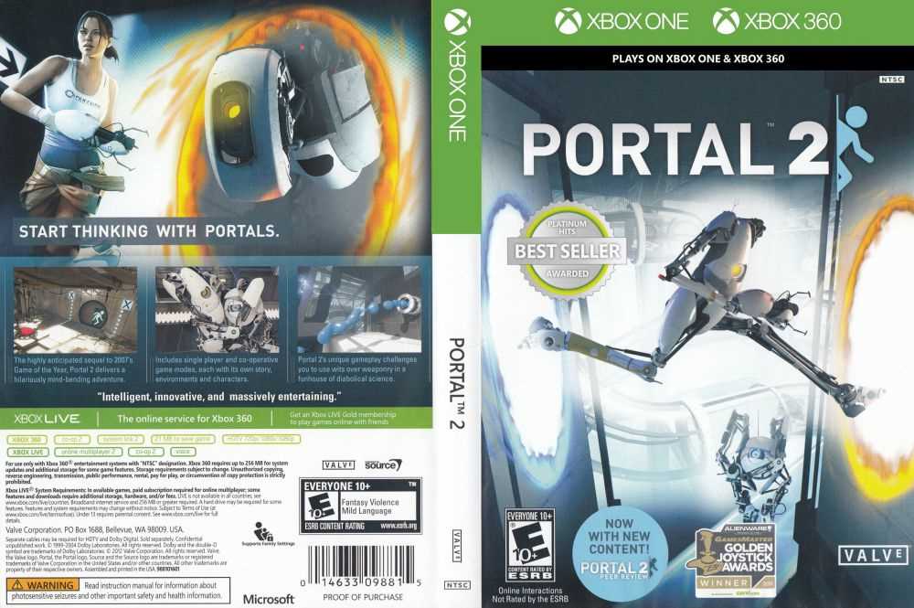 portal 2 instruction manual