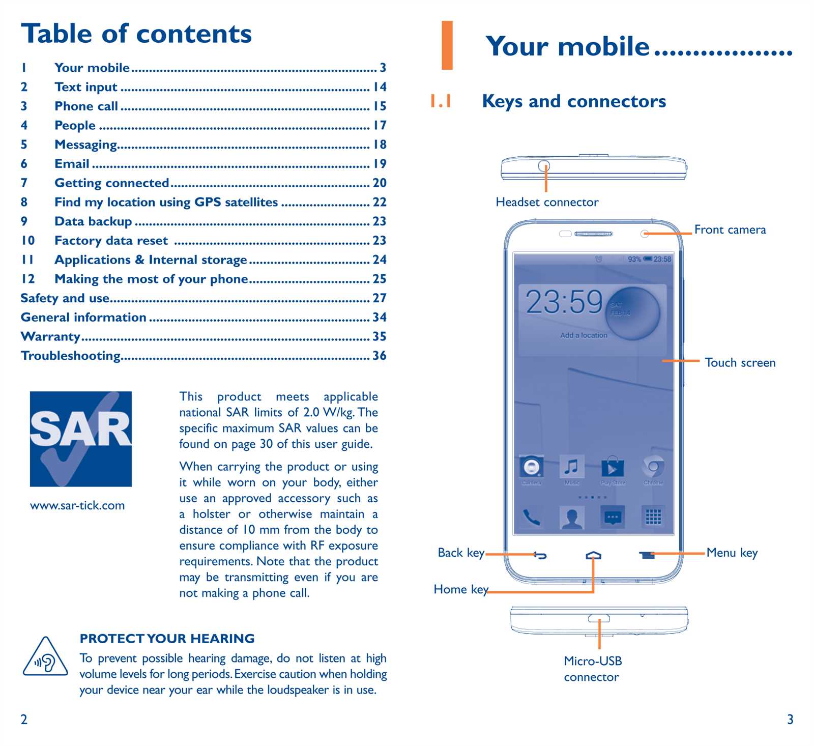 alcatel one touch instruction manual