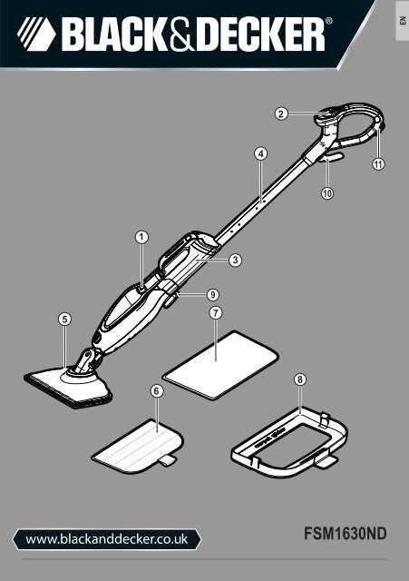 black and decker steam mop instruction manual