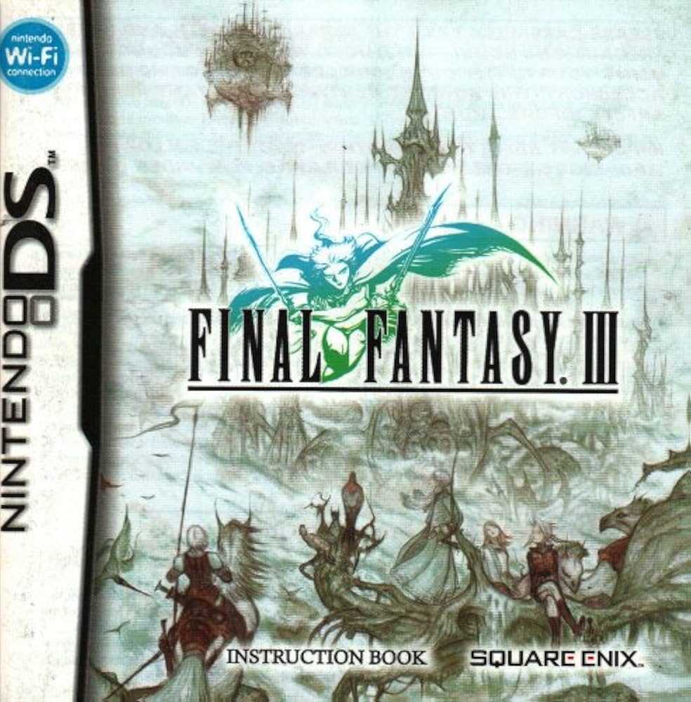 final fantasy 3 ds instruction manual