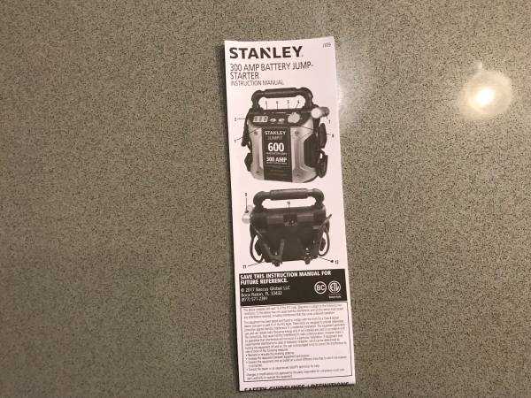 stanley jumpit 600 instruction manual