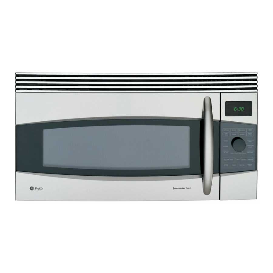 ge profile convection oven instruction manual