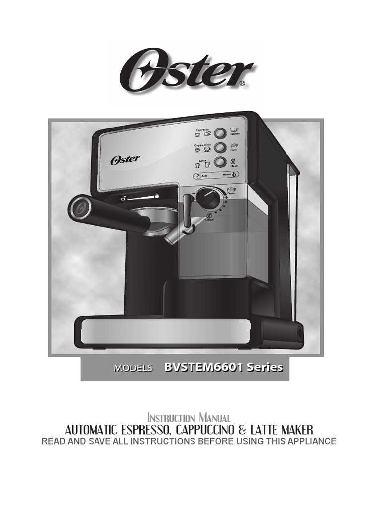 oster coffee maker instruction manual