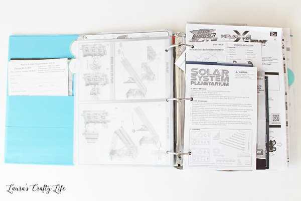 how to organize instruction manuals