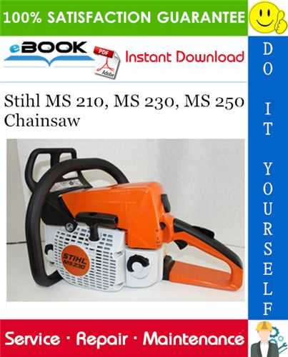 stihl ms 250 instruction manual