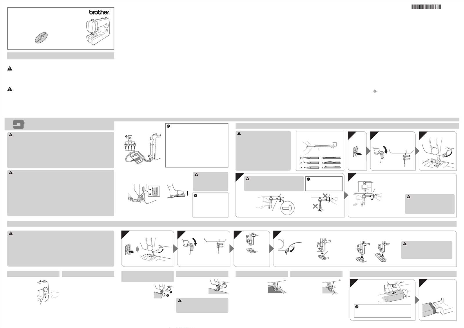 instruction manual for brother sewing machine