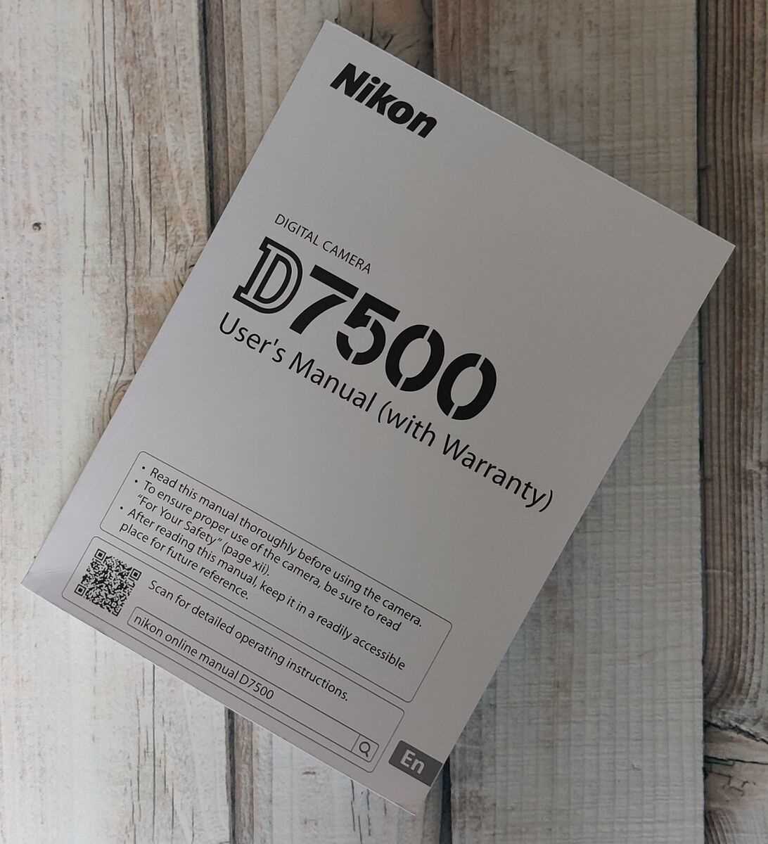 nikon d7500 instruction manual