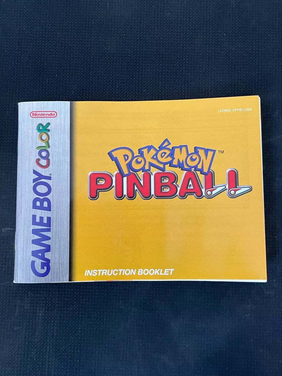 pokemon yellow instruction manual