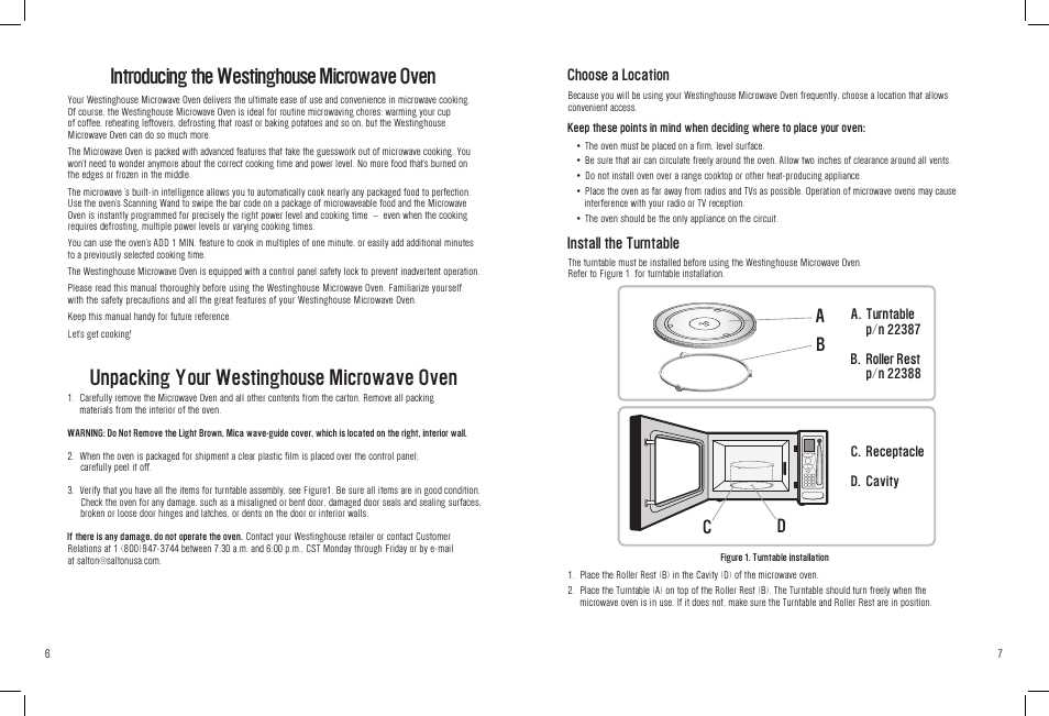 westinghouse oven instruction manual