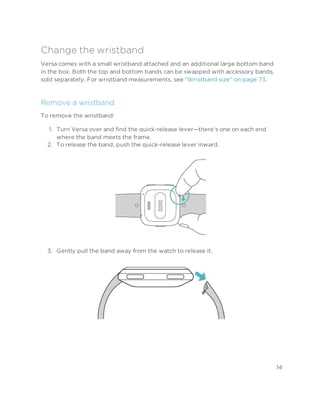 fitbit versa instruction manual