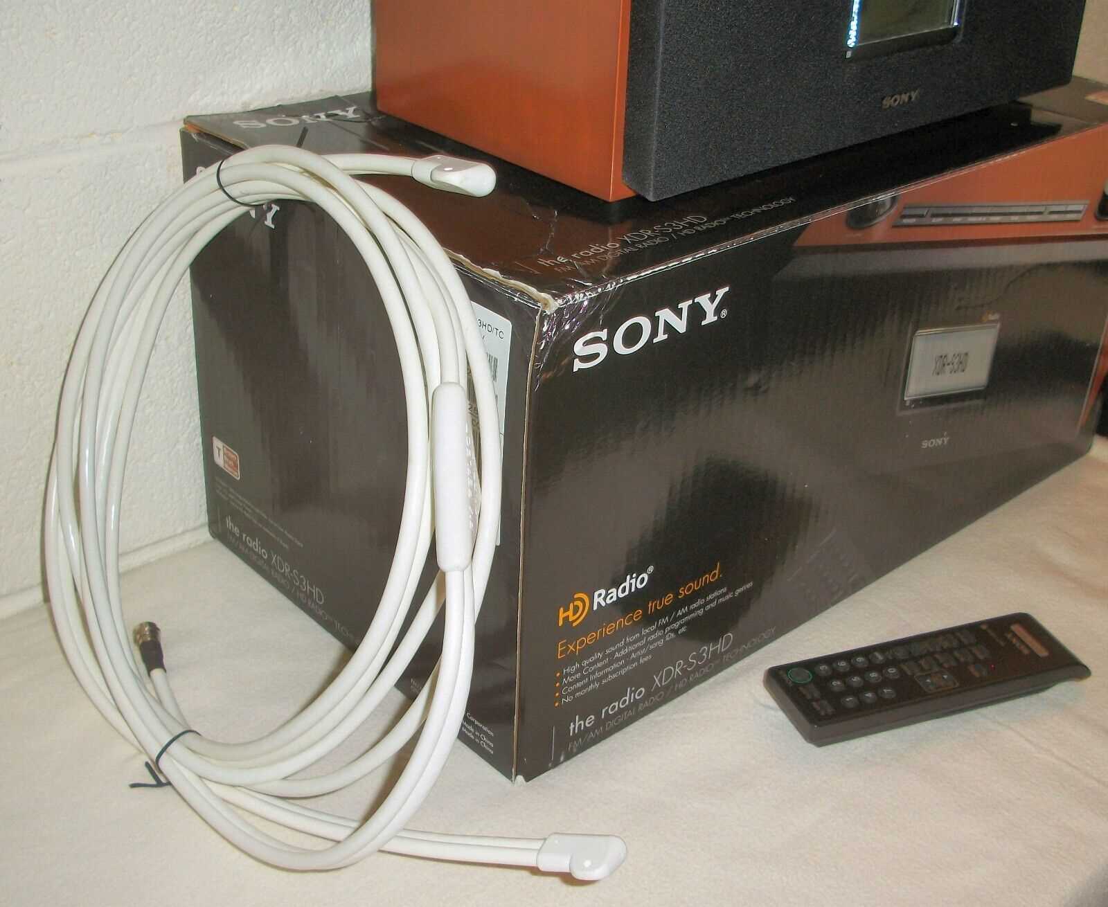 sony xdr s3hd hd radio instruction manual