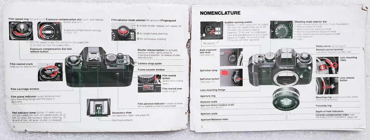 nikon n2000 instruction manual