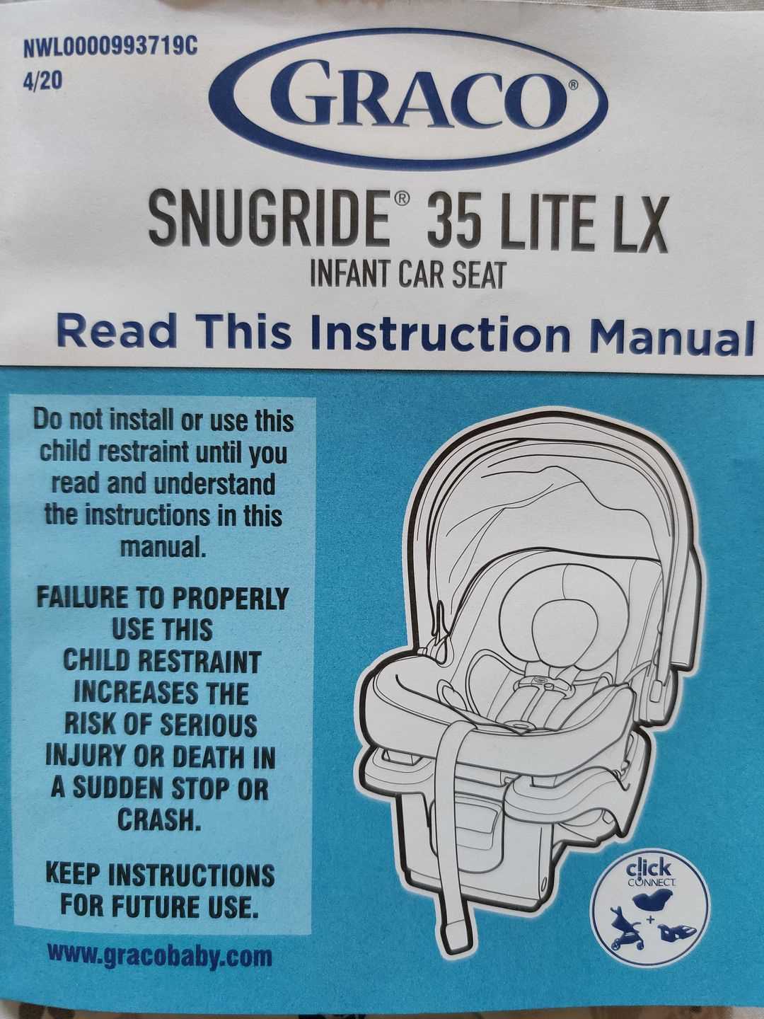 graco snugride infant car seat instruction manual