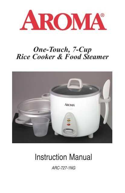 instruction manual of rice cooker