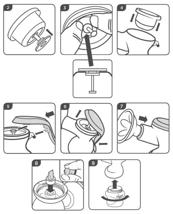 tommee tippee breast pump manual instructions