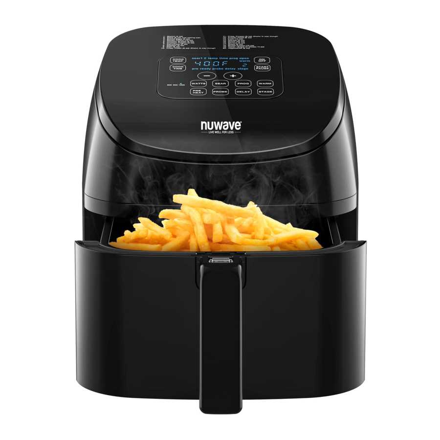 nuwave brio air fryer instruction manual