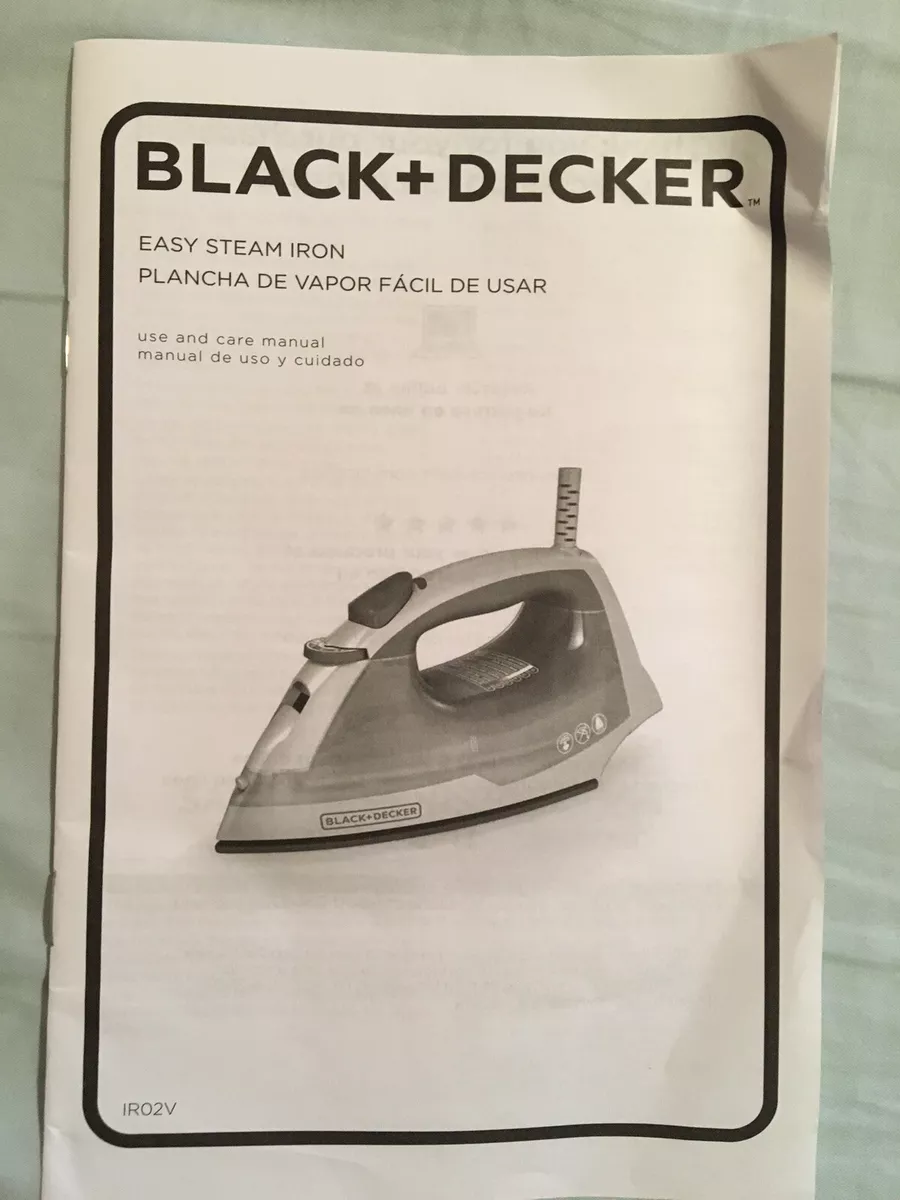 black and decker steam mop instruction manual