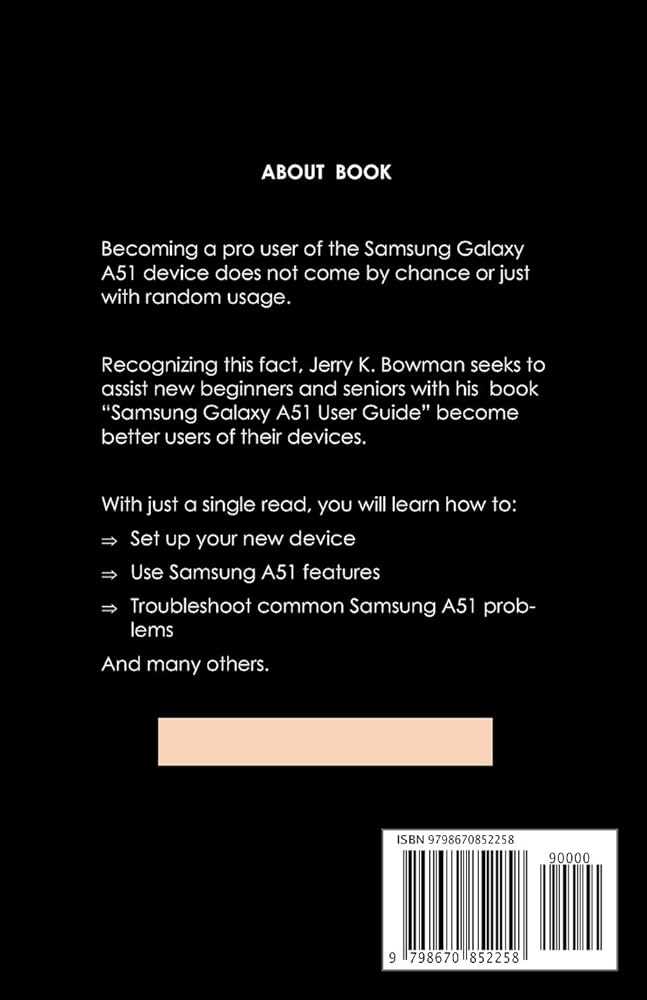 samsung a51 instruction manual