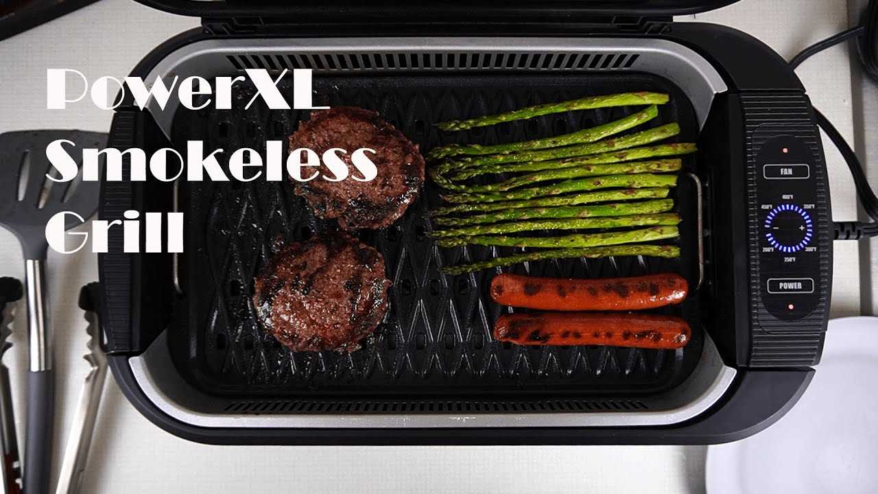 power smokeless grill instruction manual