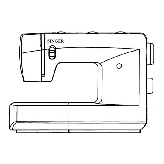 instruction manual for singer sewing machine