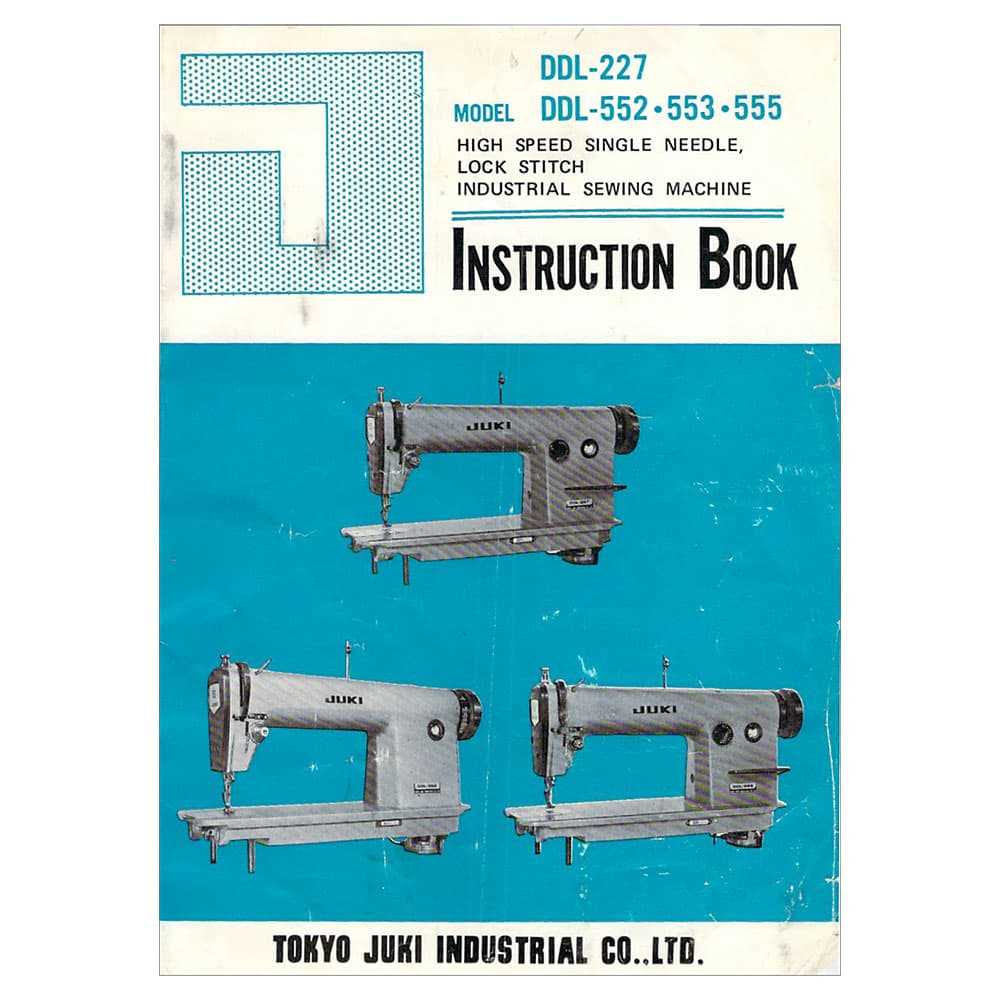 juki du 1181n instruction manual