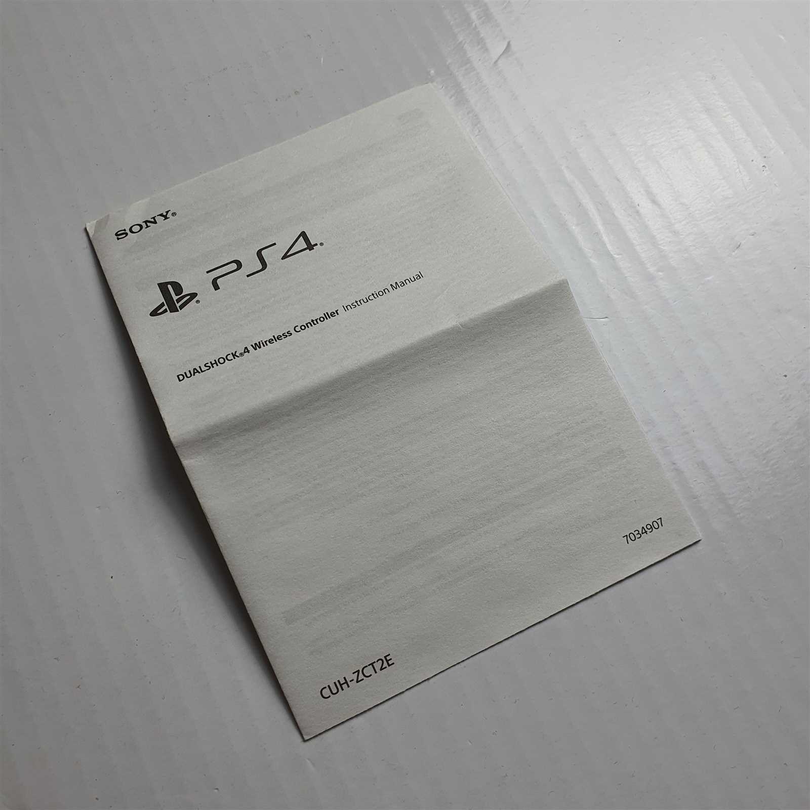 ps4 controller instruction manual