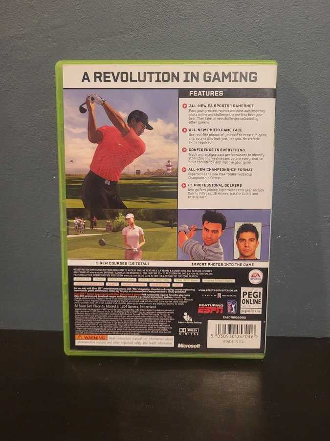 tiger woods pga tour 08 instruction manual