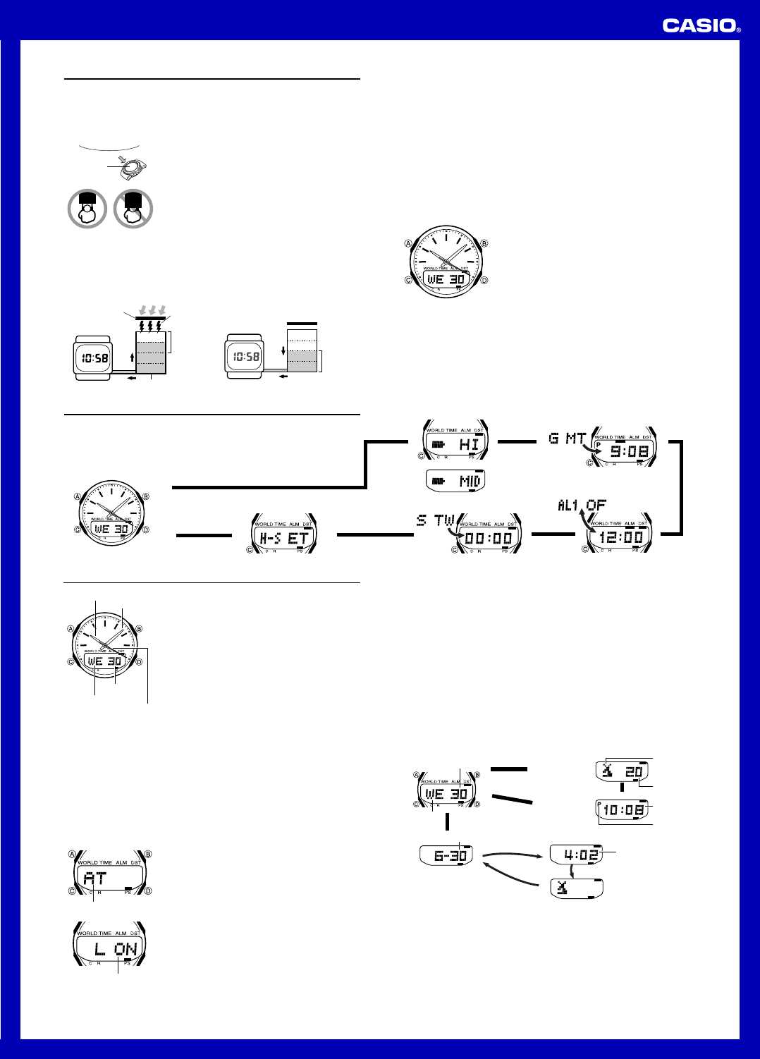 g shock instruction manual