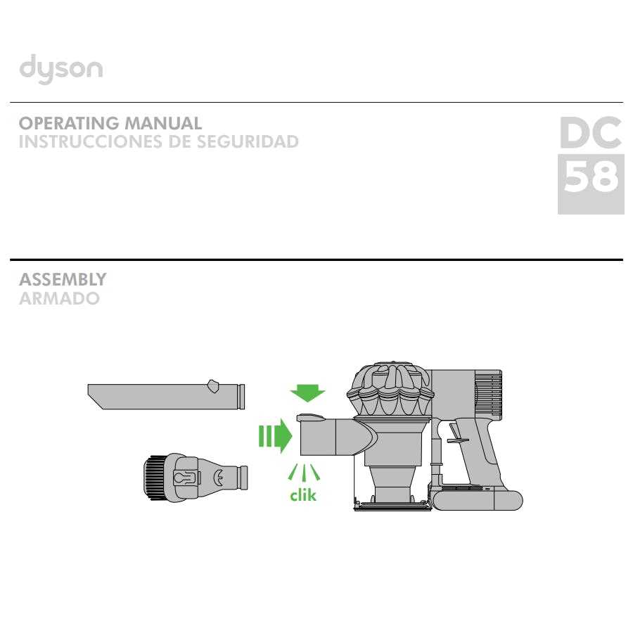 dyson instruction manual v6