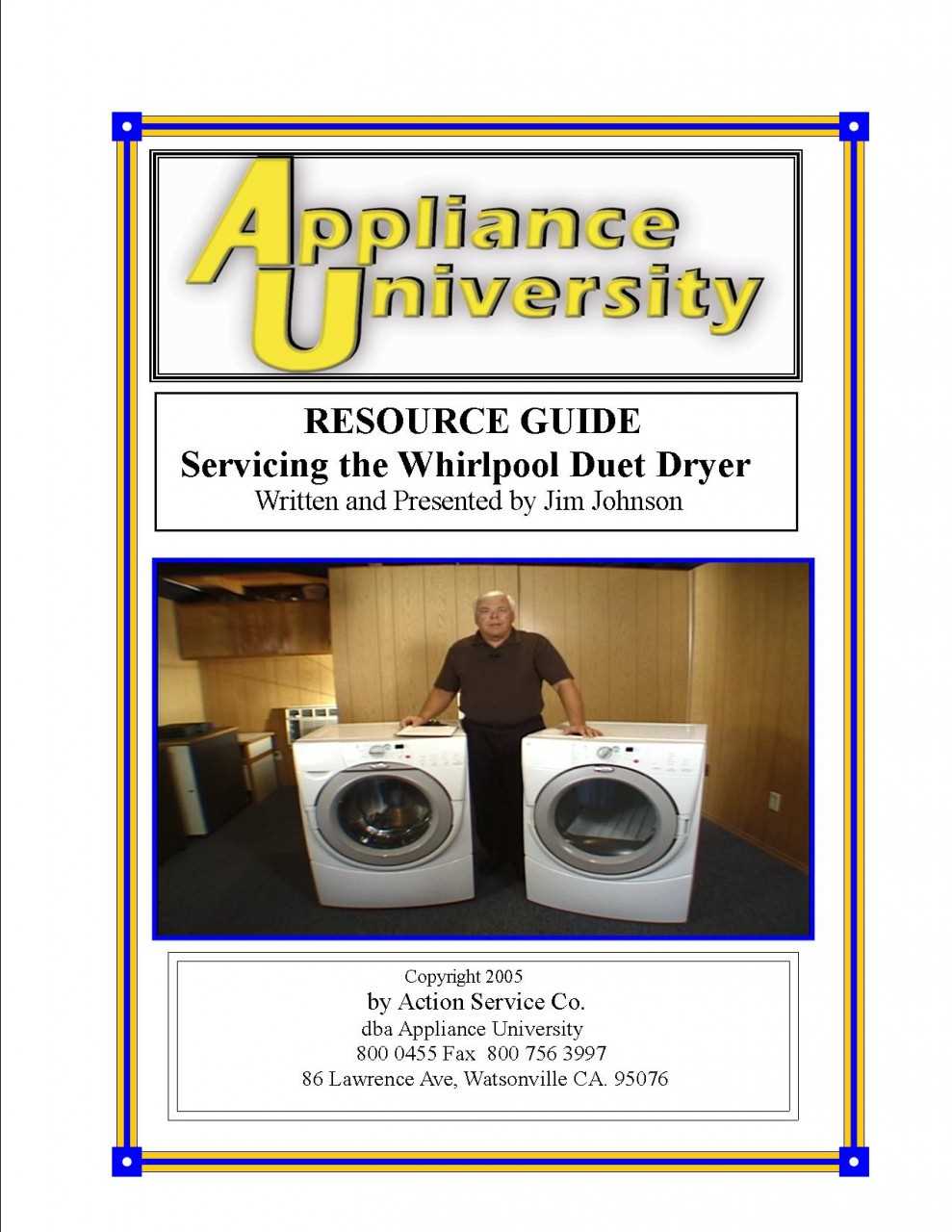 whirlpool duet dryer instruction manual