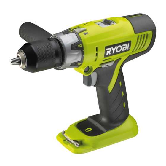 ryobi hammer drill instruction manual